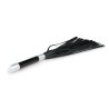 Long whip with metal grip