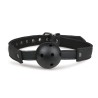 Gag with PVC ball Black ET276