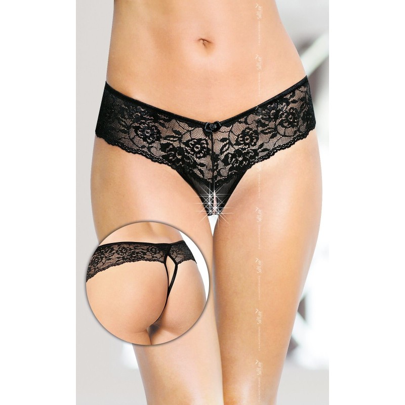 Tanga Abierto Negro 2440