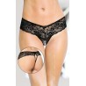 Tanga Abierto Negro 2440