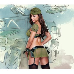 DISFRAZ MILITAR 3PZAS S/M BACI