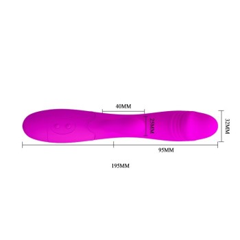 Snappy Recargable Doble 30 modos Rosa 2