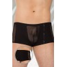 Boxer Negro con Red y transparencias 4515