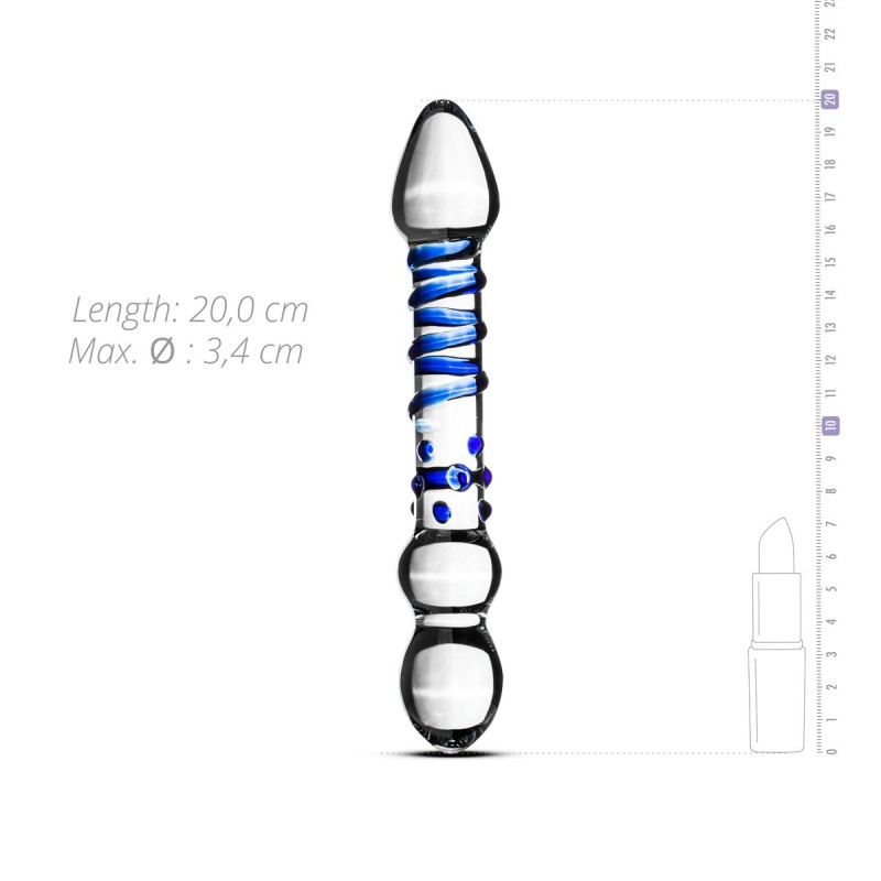 Glass Dildo No. 21 (20cm x 3,4cm)