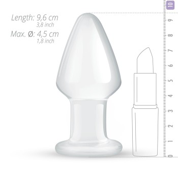Glass Buttplug n25 (9,6cm x 4,5cm) 2
