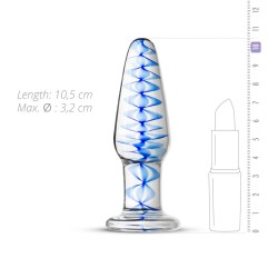 Glass Buttplug n23 (10cm x 3,2cm)
