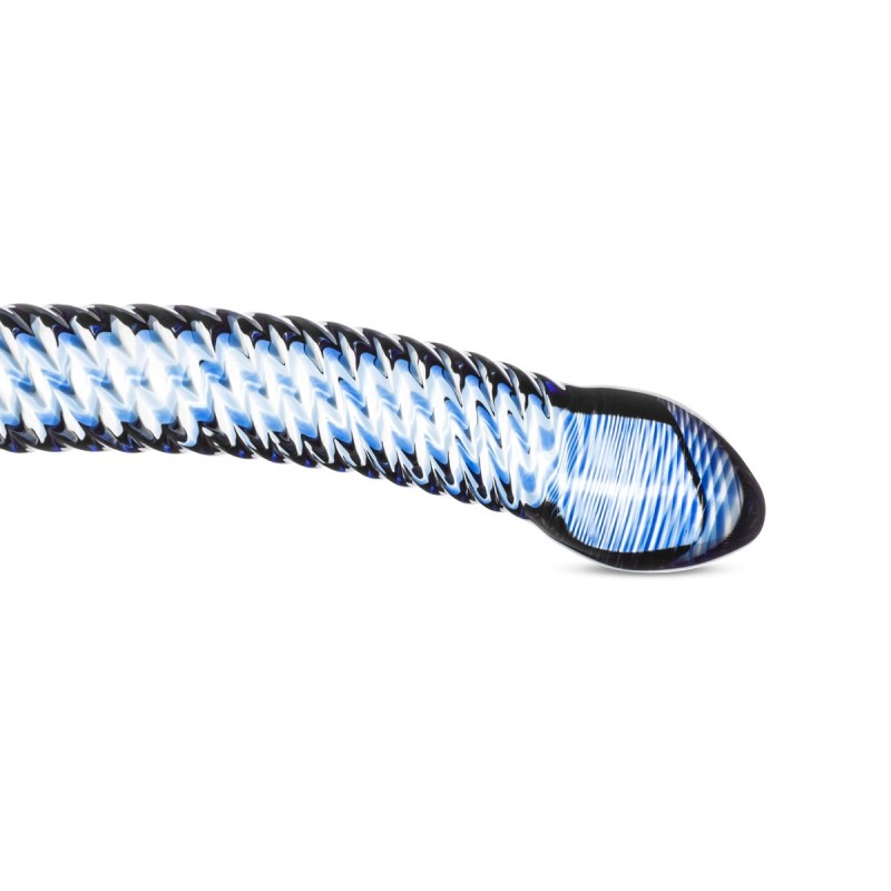 Glass Dildo No. 5 Azul (18cm x 3,5cm)