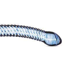 Glass Dildo No. 5 Azul (18cm x 3,5cm)