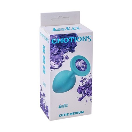 Joya Anal Silicona Emotions- Turquesa - Lila - Talla M