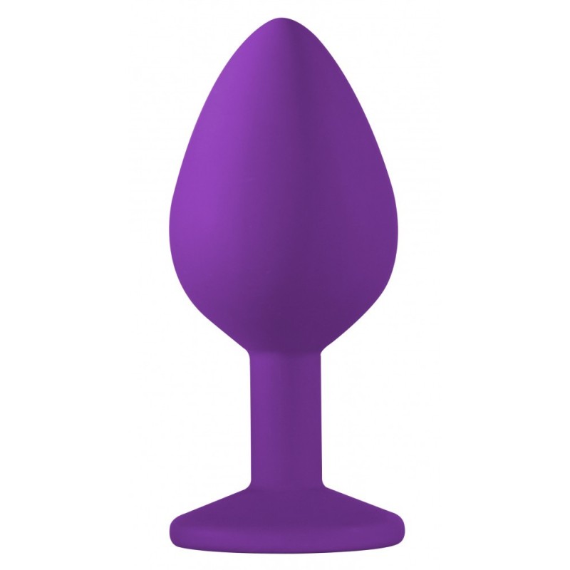 Joya Anal Silicona Emotions- Morado - Transparente - Talla M