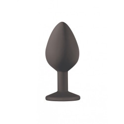 Joya Anal Silicona Emotions- Negro-Dorado - Talla M