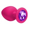 Joya Anal Silicona Emotions- Rosa - Morado - Talla L
