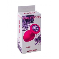 Joya Anal Silicona Emotions- Rosa - Morado - Talla L