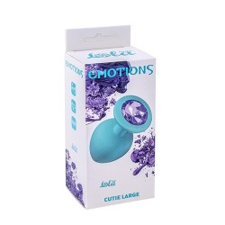 Joya Anal Silicona Emotions- Turquesa - Lila- Talla L
