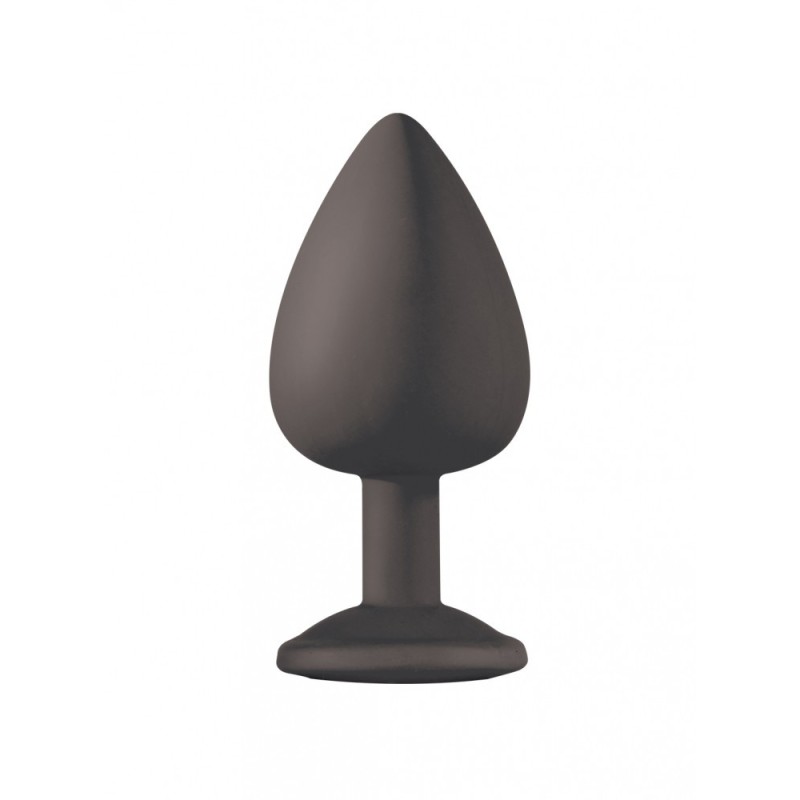 Joya Anal Silicona Emotions- Negro - Dorado- Talla L