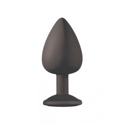 Joya Anal Silicona Emotions- Negro - Dorado- Talla L