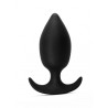 Plug Anal Insatiable Black Silicone - Ball Rotation