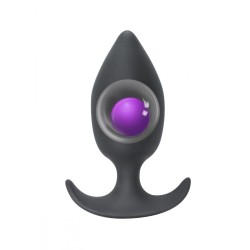 Plug Anal Insatiable Gris Silicona - Bola rotación
