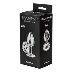Sparkle Small - Aluminium Anal Jewel - Clear - Size S