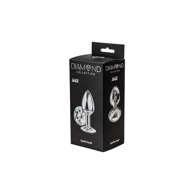 Sparkle Small - Joya Anal Aluminio - Clear - Talla S