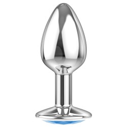 Sparkle Small - Joya Anal Aluminio - Turquesa - Talla S