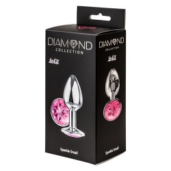 Sparkle Small - Joya Anal Aluminio - Rosa - Talla S