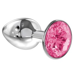Sparkle Small - Aluminium Anal Jewel - Pink - Size S