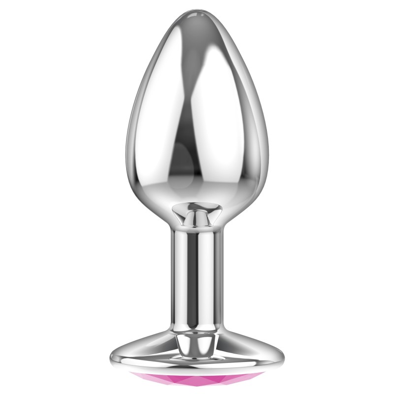 Sparkle Small - Joya Anal Aluminio - Rosa - Talla S