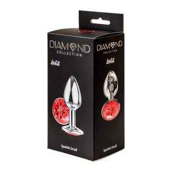 Sparkle Small - Joya Anal Aluminio - Rojo - Talla S 2