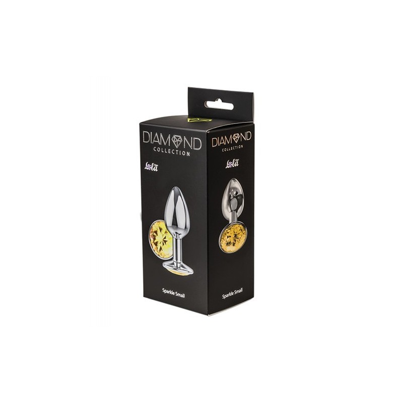 Sparkle Small - Joya Anal Aluminio - Amarillo - Talla S