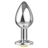 Sparkle Small - Joya Anal Aluminio - Amarillo - Talla S