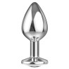 Sparkle Large - Joya Anal Aluminio - Clear - Talla L