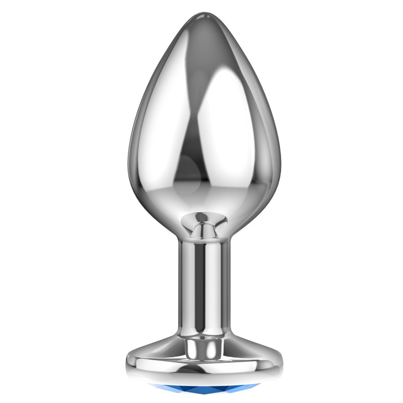 Sparkle Large - Joya Anal Aluminio - Turquesa -  Talla L