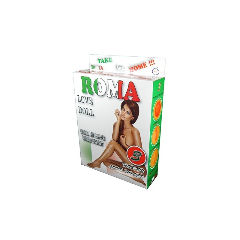 Roma doll - printed face