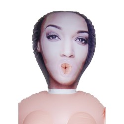 Brazil Black Isaura Doll - printed face