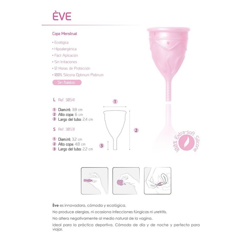 Eve Cup L - Silicone Platinum Vaginal Cup