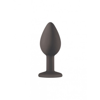 Joya Anal Silicona Emotions- Negro - Dorado Talla S 2