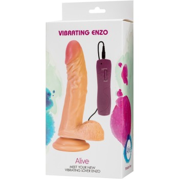 Vibrador Enzo 21 cm y 10 modos 2