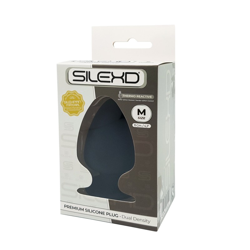 SILEXD PLUG M BLACK 11x6.2cm