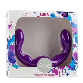 LUNA Dildo Doble Silicona Supersoft 25cm x 2,8cm 2