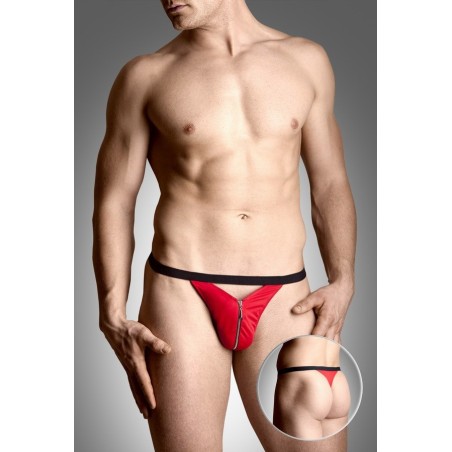 Tanga Cremallera Rojo 4497 S-L
