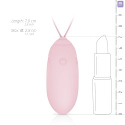 LUV EGG PINK Egg Rechargeable Silicone 12 modes