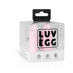 LUV EGG ROSA Huevo Recargable Silicona 12 modos