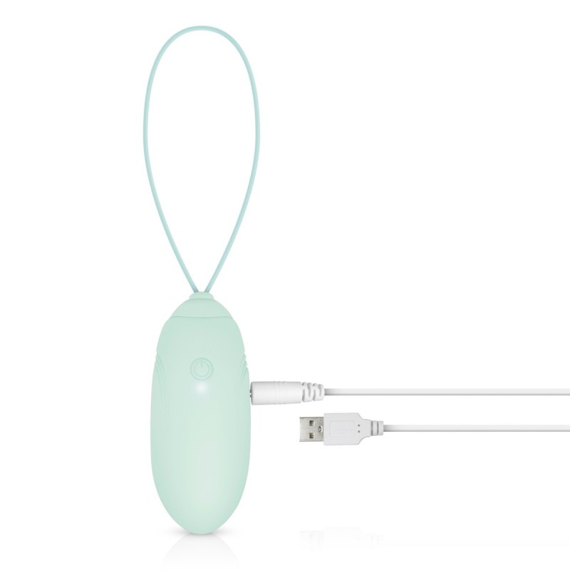 LUV EGG GREEN Egg Rechargeable Silicone 12 modes