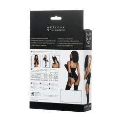 Body Wetlook Black Katherin Size S