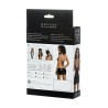 Minivestido Wetlook Negro-rojo Julie Talla L