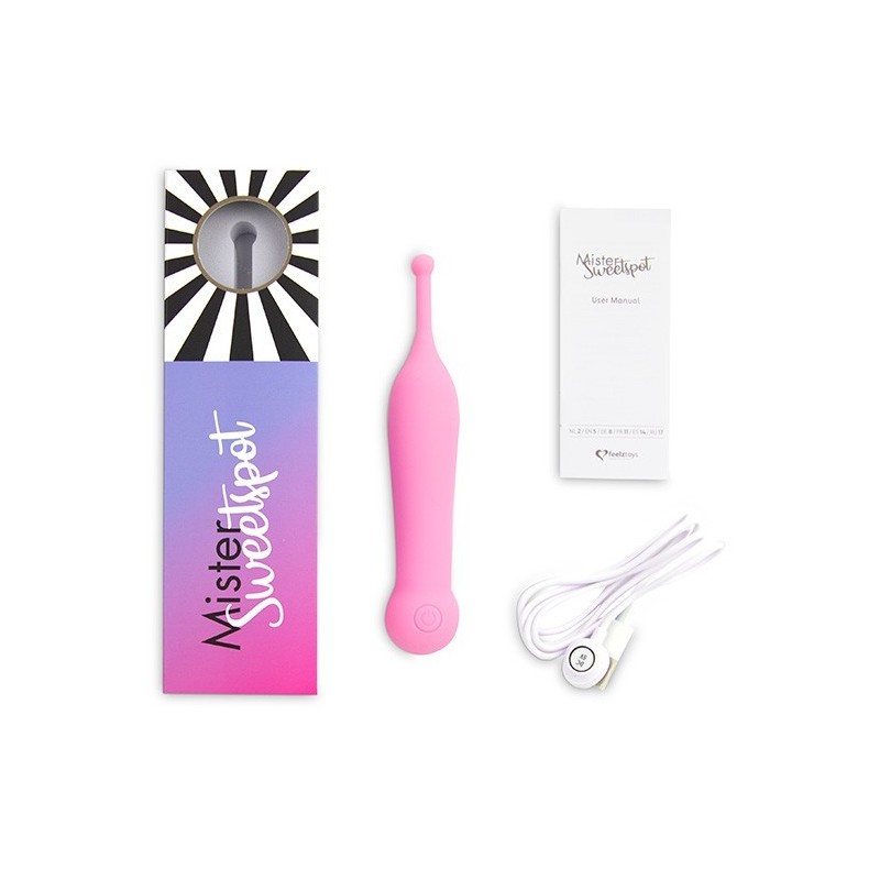 Mr Sweet Spot Rosa - Vibrador Clitorial Recargable Feelztoys