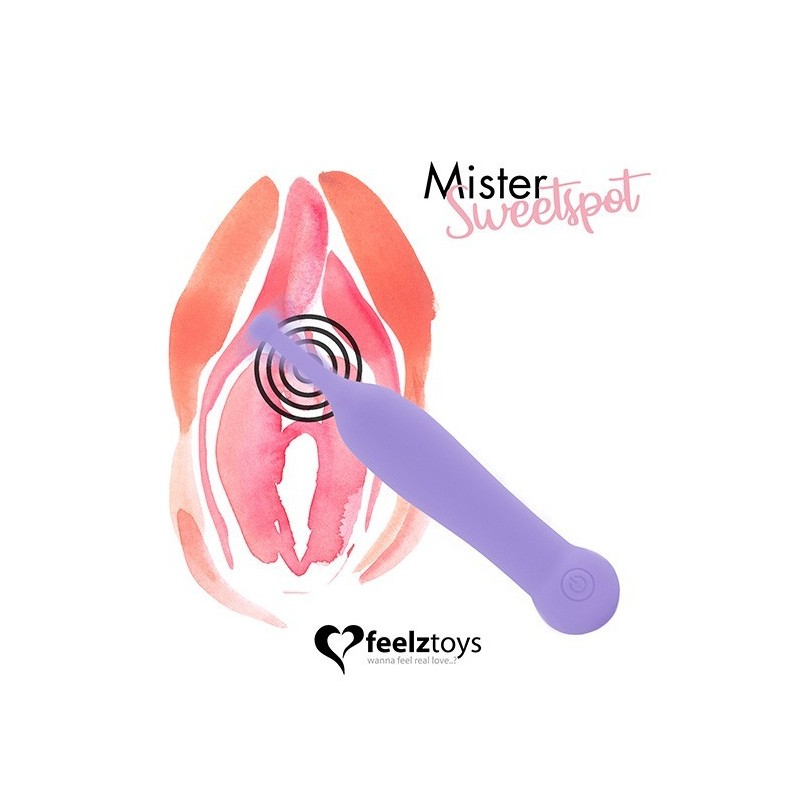 Mr Sweet Spot Lila - Vibrador Clitorial Recargable Feelztoys