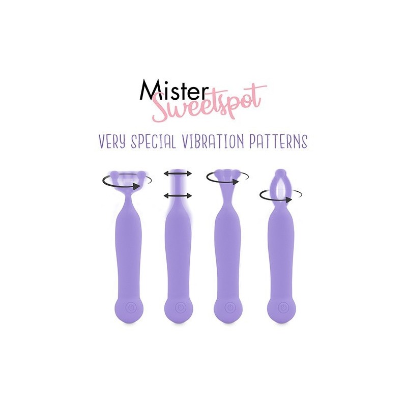 Mr Sweet Spot Lila - Vibrador Clitorial Recargable Feelztoys