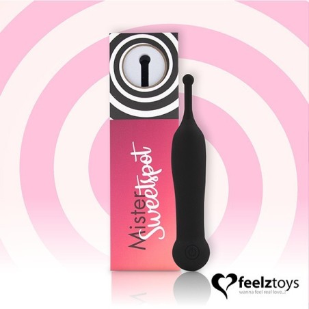 Mr Sweet Spot Negro - Vibrador Clitorial Recargable Feelztoys
